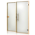 Saunatüren Satiniert