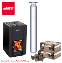 Holzofen-Set HARVIA LINEAR 22