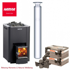 Holzofen-Set HARVIA 20 PRO SL